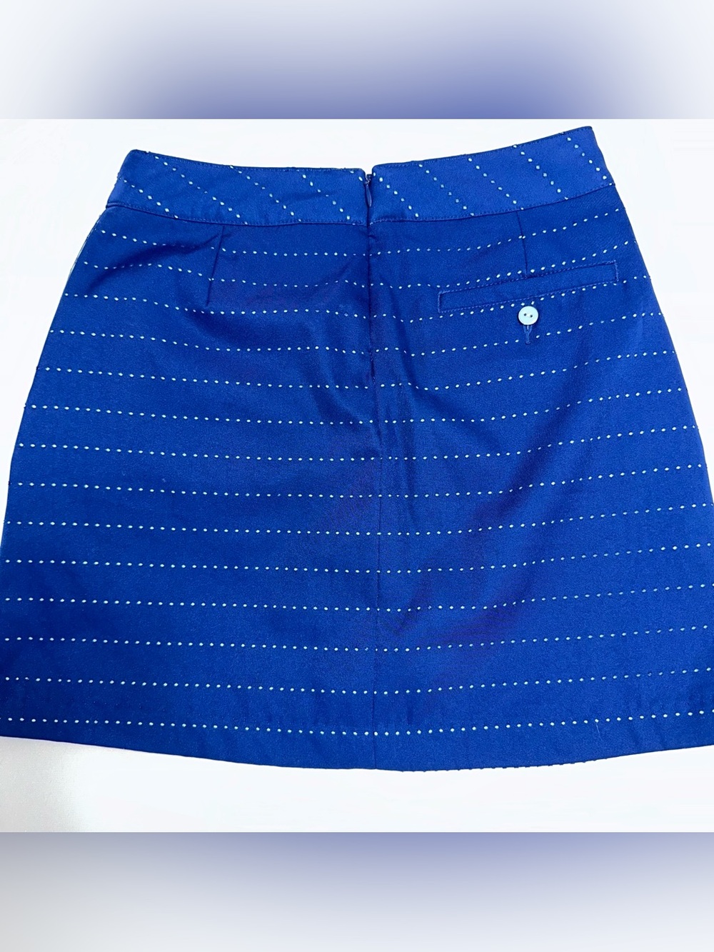 Lady Hagen golf skort navy Blue with green Dot Stripe underlayer size 0 - Picture 6 of 9